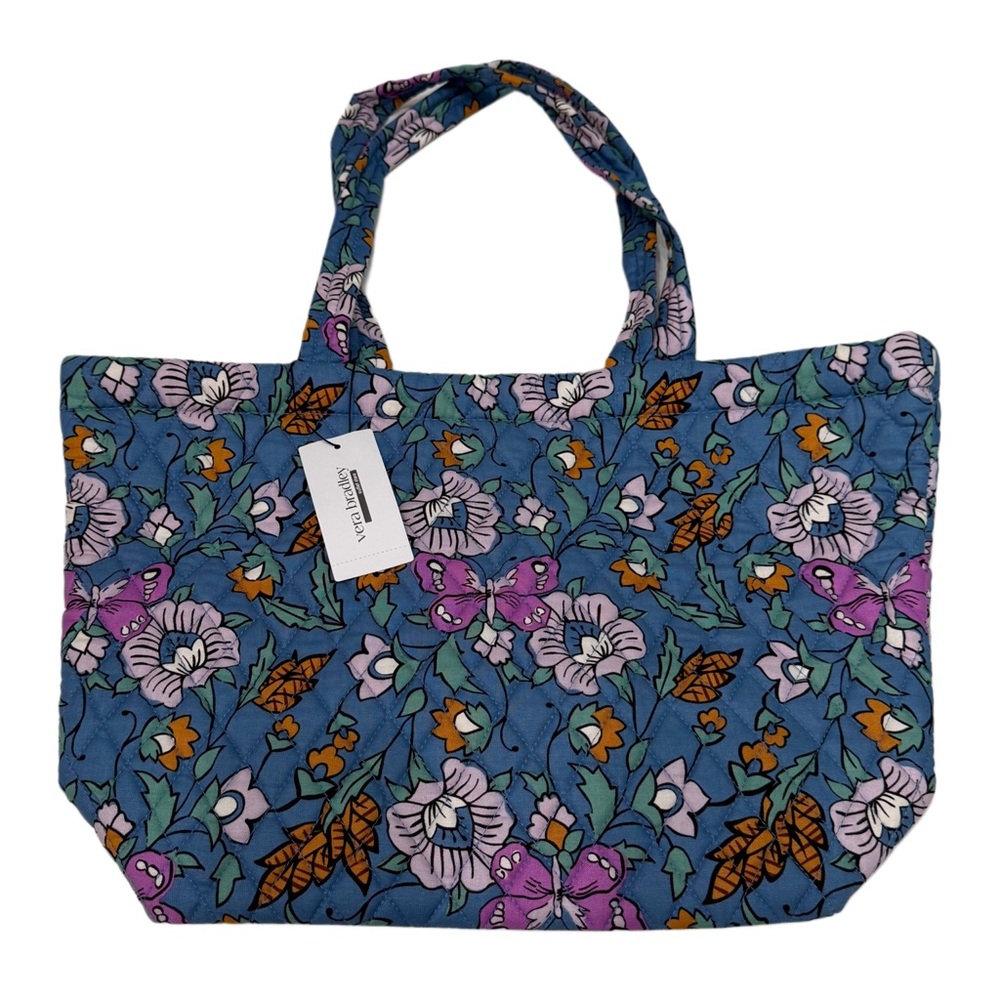 NWT Vera Bradley Small East West Tote - Wild Prairie Print‎